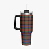 MacDuff Hunting Modern Tartan Crest 40 oz Insulated Tumbler with Handle